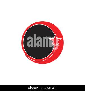 stars circle motion geometric design logo vector Stock Vector