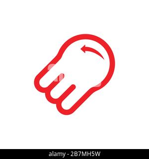 meteor cute movement logo vector Stock Vector
