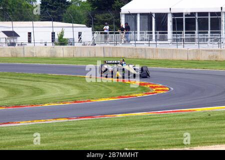 Elkhart Lake, Wisconsin - June 21, 2019: (driver), REV Group Grand Prix at Road America, on course for practice session. Stock Photo