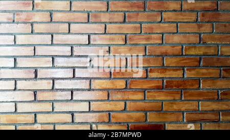 Old textured red brick wall. A photo of nice looking bricks. Stock Photo
