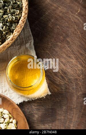 Chinese traditional jasmine tea, Chinese culture Stock Photo