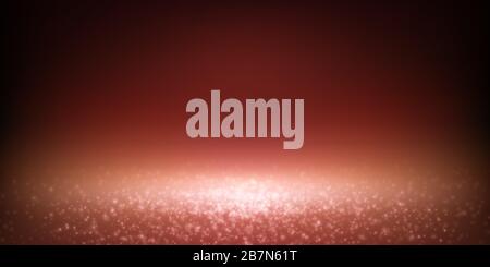 falling glittering dust spotlight, luxury blurred lights bokeh. vector Stock Vector