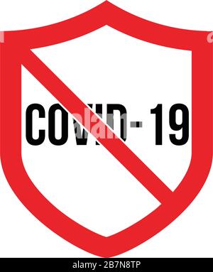 Stop Coronavirus COVID-19. Dangerous chinese nCoV coronavirus outbreak. Pandemic medical concept with dangerous cells. Stock Vector illustration Stock Vector