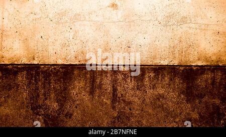 brown gold grunge. Old marble wall cement abstract textured for background. Empty rough light brown concrete wall. Grunge background marble texture Stock Photo