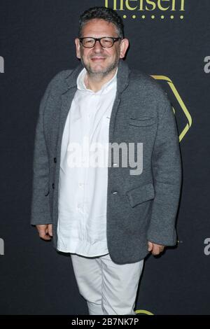 West Hollywood, United States. 17th Mar, 2020. (FILE) CEO of Universal Music Group Lucian Grainge Tests Positive for Coronavirus COVID-19. WEST HOLLYWOOD, LOS ANGELES, CALIFORNIA, USA - FEBRUARY 09: Chairman and Chief Executive Officer of Universal Music Group Lucian Grainge arrives at the 2017 Billboard Power 100 Celebration held at Cecconi's on February 9, 2017 in West Hollywood, Los Angeles, California, United States. (Photo by Xavier Collin/Image Press Agency) Credit: Image Press Agency/Alamy Live News Stock Photo