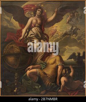 Allegory of Astrology, First Half of 17th cen.. Found in the Collection of Rubenshuis. Stock Photo