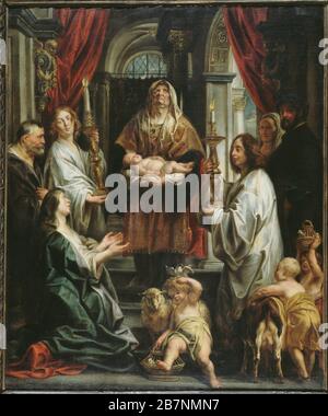 The Presentation in the Temple. Found in the Collection of Rubenshuis. Stock Photo