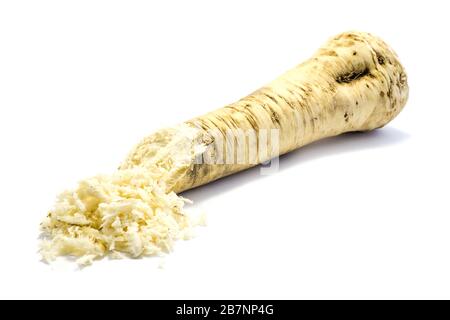 horseradish isolated on white background Stock Photo