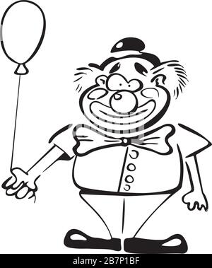 clown Stock Vector