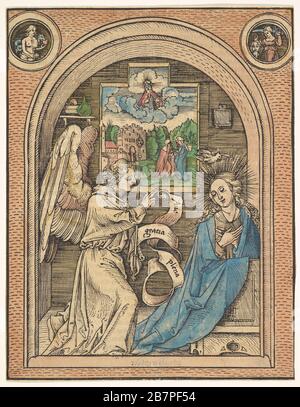 The Annunciation, late 15th-early 16th century. Stock Photo