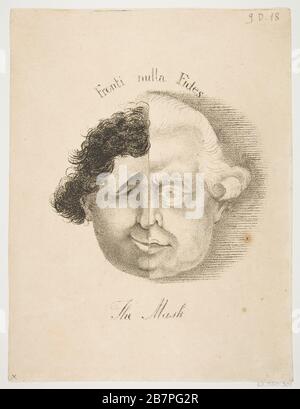 The Mask, May 21, 1783. Stock Photo