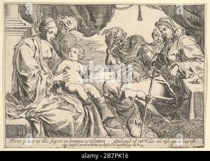 17th century - The Holy Family with Saints Anne and Catherine of ...
