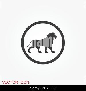 Lion vector icon. Key ideas is business, design, branding Stock Vector ...
