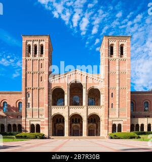 Royce Hall, UCLA, Westwood, Los Angeles, California, USA Stock Photo