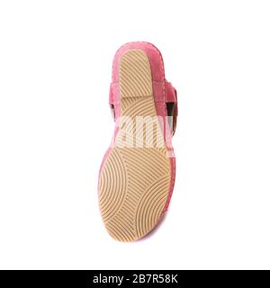 Orthopedic footwear for people with pronation of foot, top view on the sole Stock Photo