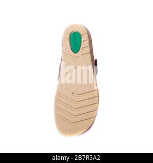 Orthopedic footwear for people with pronation of foot, top view on the sole Stock Photo