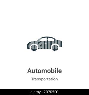 Automobile vector icon on white background. Flat vector automobile icon symbol sign from modern transportation collection for mobile concept and web a Stock Photo