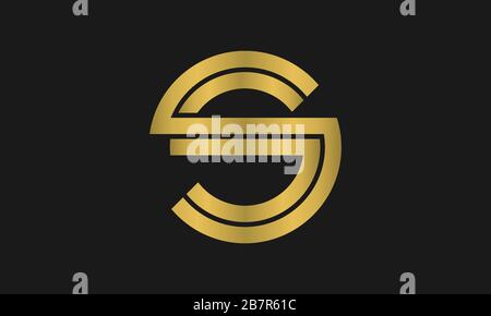 S, SS Letter Logo Design with Creative Modern Trendy Typography and monogram logo. Stock Vector