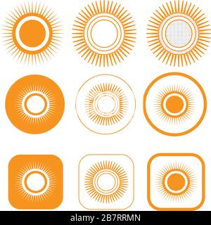 simple sun icon sign design Stock Vector Image & Art - Alamy