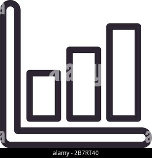 infographic statistics bars with arrow line style Stock Vector Image ...
