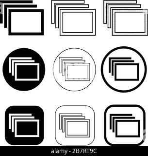 simple windows tab icon sign design Stock Vector Image & Art - Alamy