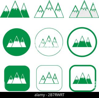 Simple Mountain icon sign design Stock Vector Image & Art - Alamy