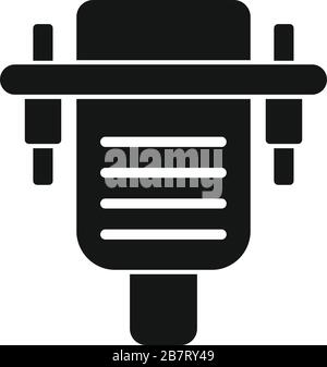 Old computer adapter icon. Simple illustration of old computer adapter vector icon for web design isolated on white background Stock Vector