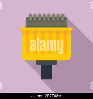 Pins adapter icon. Flat illustration of pins adapter vector icon for web design Stock Vector