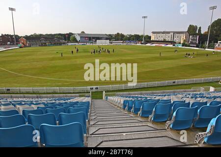 General view of the 3aaa County Ground ahead of play on Day Two Stock Photo