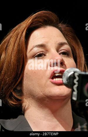 New York, NY, USA. 18 January, 2010. New York City Council Speaker, Christine Quinn at the 24th Annual Brooklyn Tribute to Dr. Martin Luther King Jr. at the Howard Gilman Opera House, BAM. Credit: Steve Mack/Alamy Stock Photo