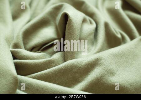 Cashmere texture background. Wool fiber material. Luxury textile. Stock Photo