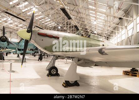 Hawker Hurricane IIc, RAF Museum, Cosford Stock Photo