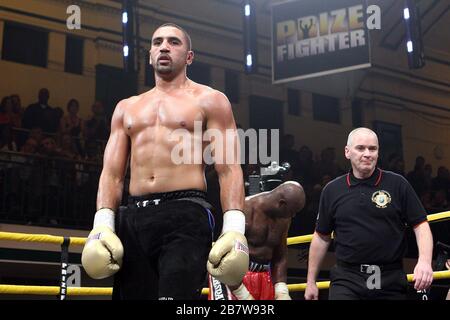 Matt Skelton (red shorts) defeats Kevin McBride - SF1 - Prizefighter ...