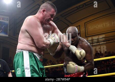 Matt Skelton (red shorts) defeats Kevin McBride - SF1 - Prizefighter ...