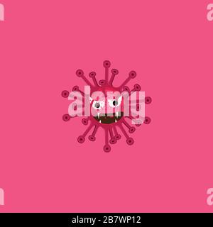 virus vector design template Stock Vector