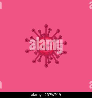 virus vector design template Stock Vector