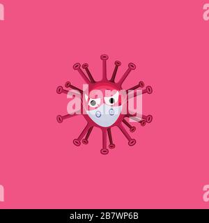 virus vector design template Stock Vector