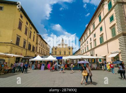 Città di Castello (Italy) - A charming medieval city with stone buildings, province of Perugia, Umbria region. Here a view of historical center. Stock Photo
