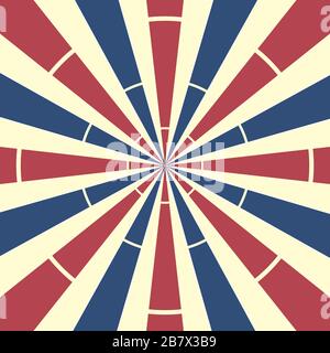 Background of sun rays on a light background. Template for text. Vector illustration Stock Vector