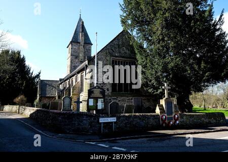 the parish church of st mary in the elms woodhouse leicestershire Stock Photo