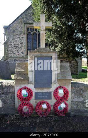 the parish church of st mary in the elms woodhouse leicestershire Stock Photo