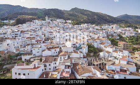 Casarabonela is a town and municipality in the province of Málaga, part of the autonomous community of Andalusia in southern Spain. Stock Photo