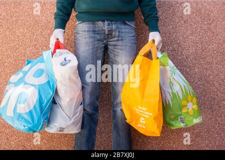 Asda shopping bags hi res stock photography and images Alamy