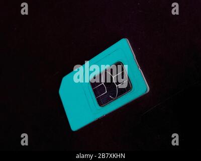 A picture of sim card Stock Photo