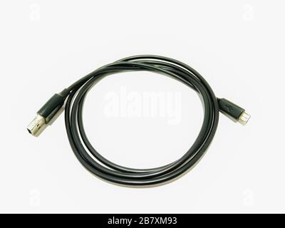 A picture of usb cable Selective focus Stock Photo