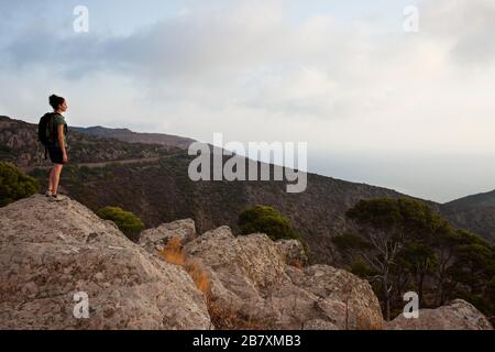 Capraia, Tuscany islands. Italy, Mediterranean sea. Stock Photo