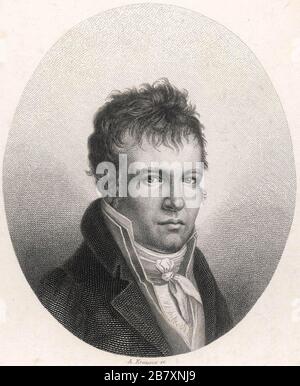 ALEXANDER von HUMBOLDT (1769-1859) Prussian geographer, naturalist, explorer. Stock Photo