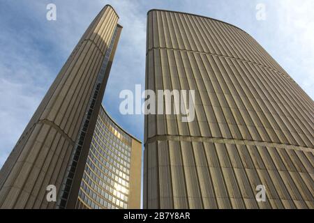 Toronto City Hall is one of Toronto's best known landmarks up close. Canada Stock Photo
