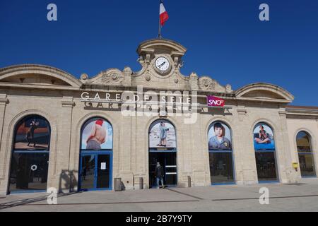 Sete in the Hérault department in the Occitanie region in southern France. Stock Photo