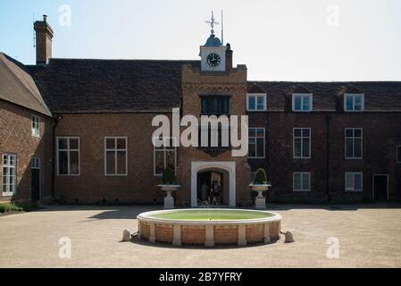 Courtyard Elevation in Fulham Palace, Bishop's Avenue, London, SW6. Stock Photo